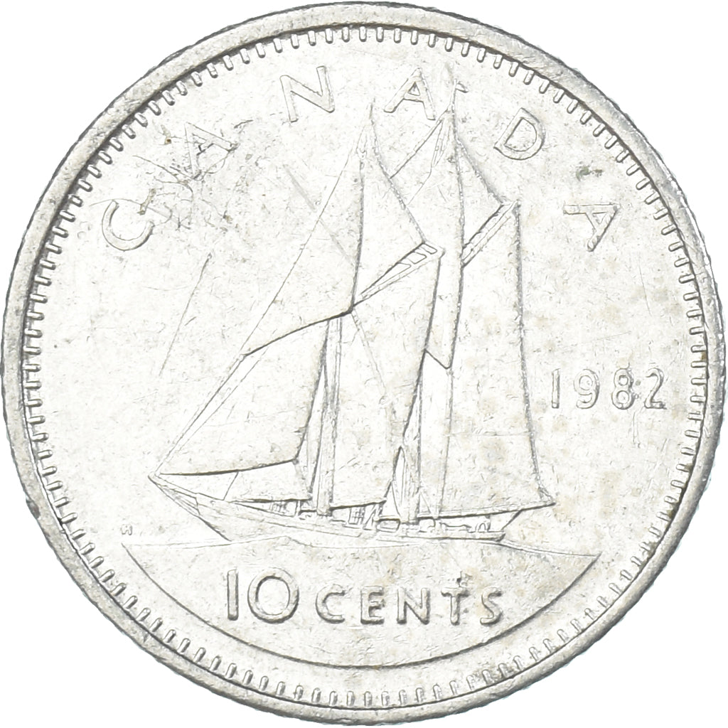Moneta, Canada, 10 Cents, 1982