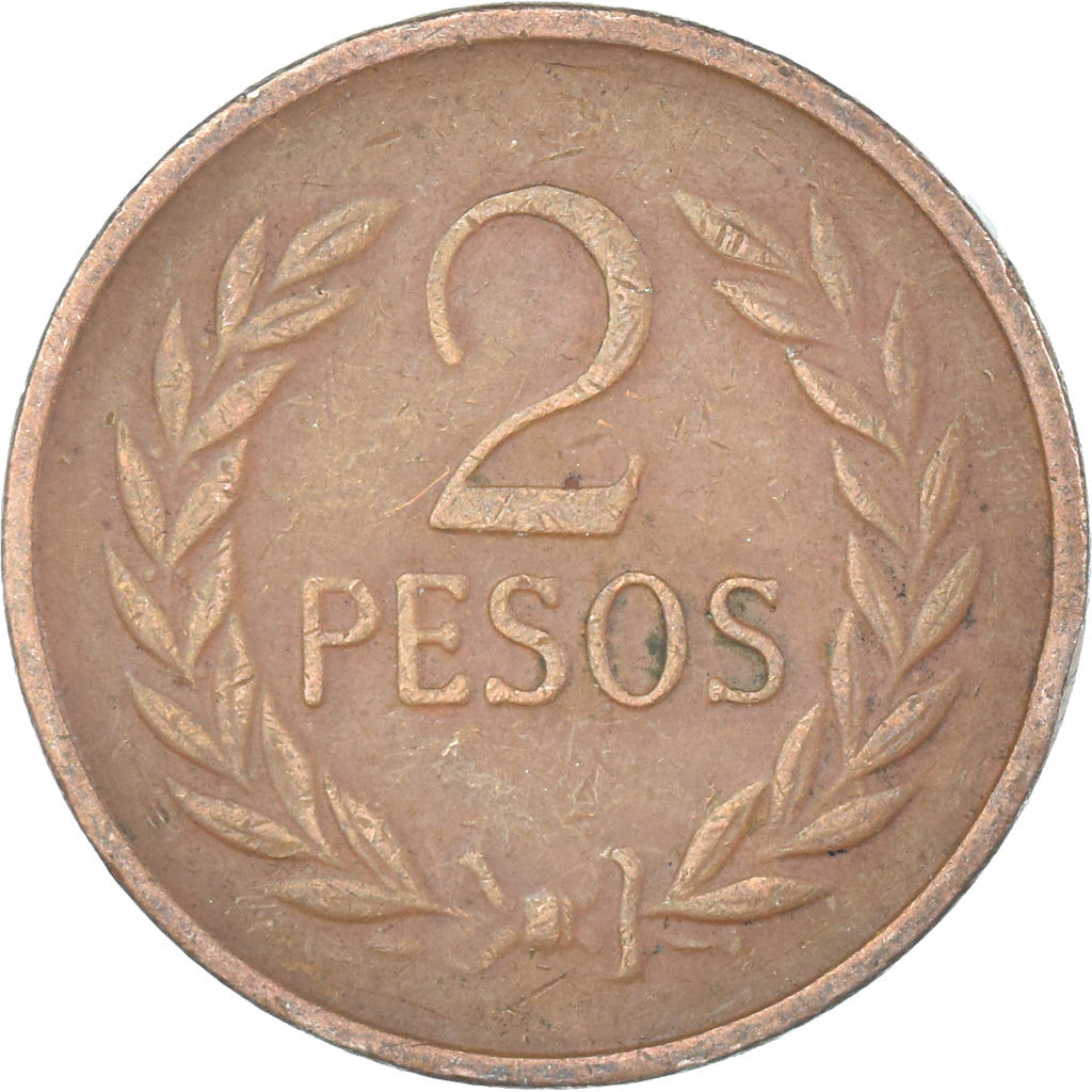 Moneta, Colombia, 2 Pesos, 1978
