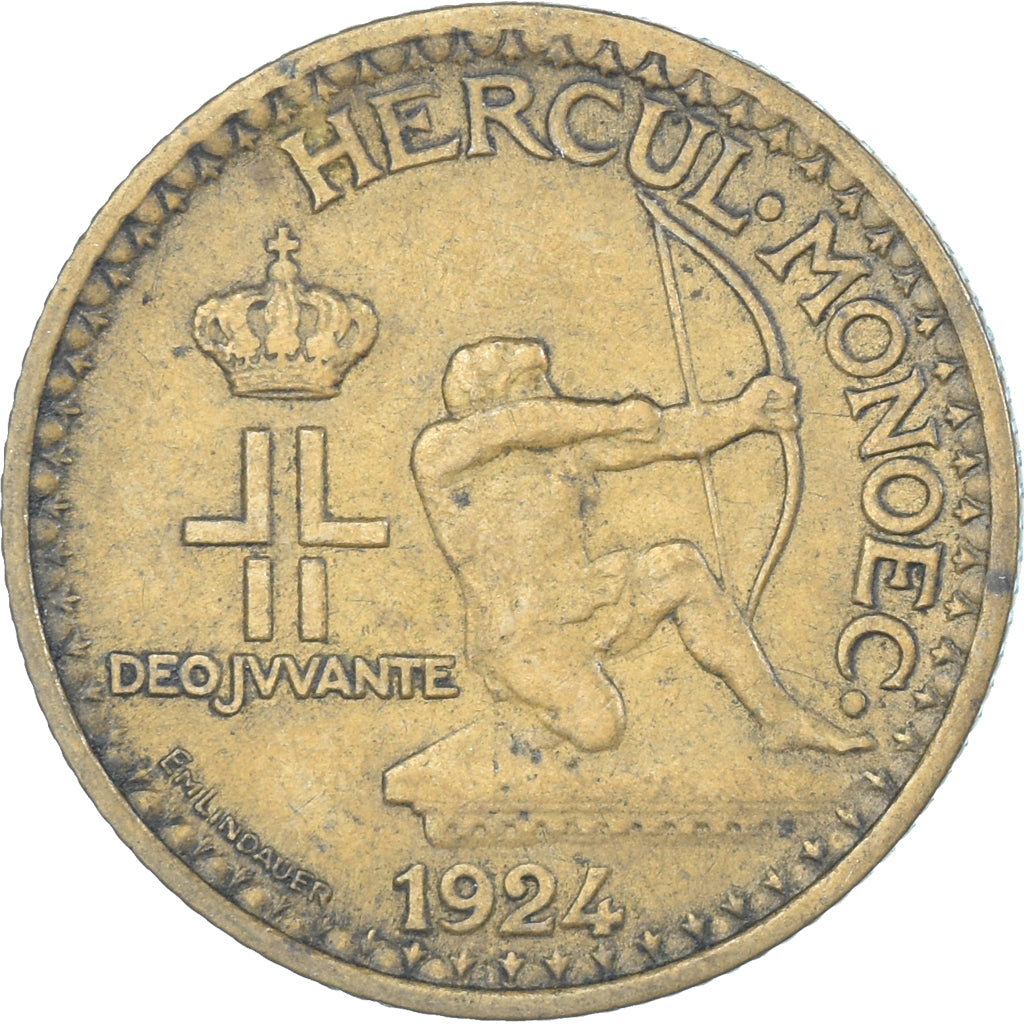 Moneta, Monaco, Franc, 1924