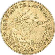 Coin, Central African States, 10 Francs, 1998