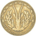 Coin, West African States, 5 Francs, 1985