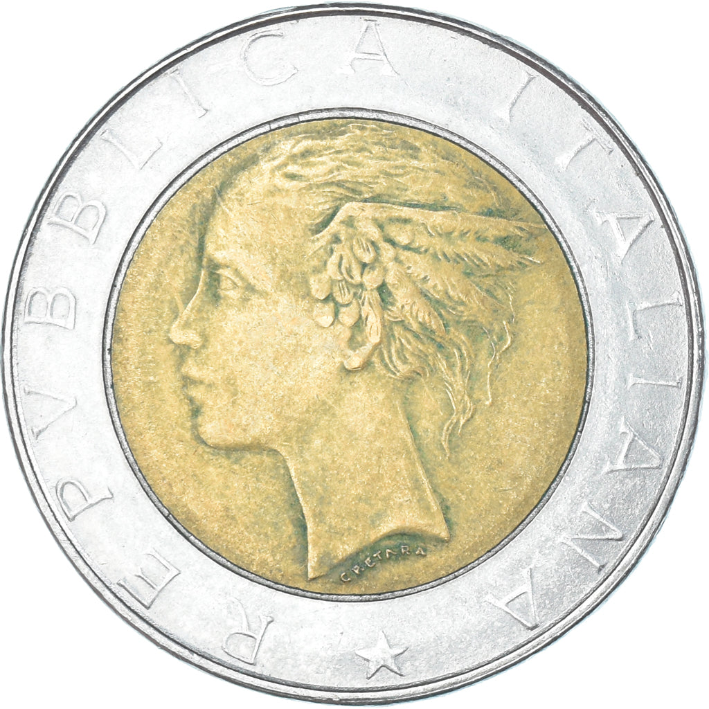 Coin, Italy, 500 Lire, 1987
