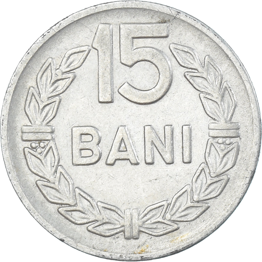 Moneta, Rumunia, 15 Bani, 1966