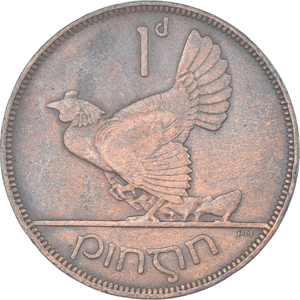 Monnaie, Irlande, Penny, 1928