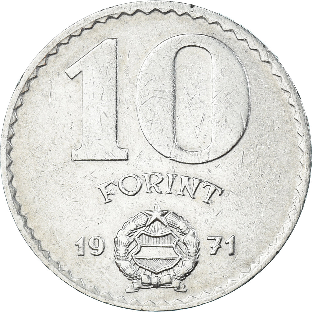 Coin, Hungary, 10 Forint, 1971