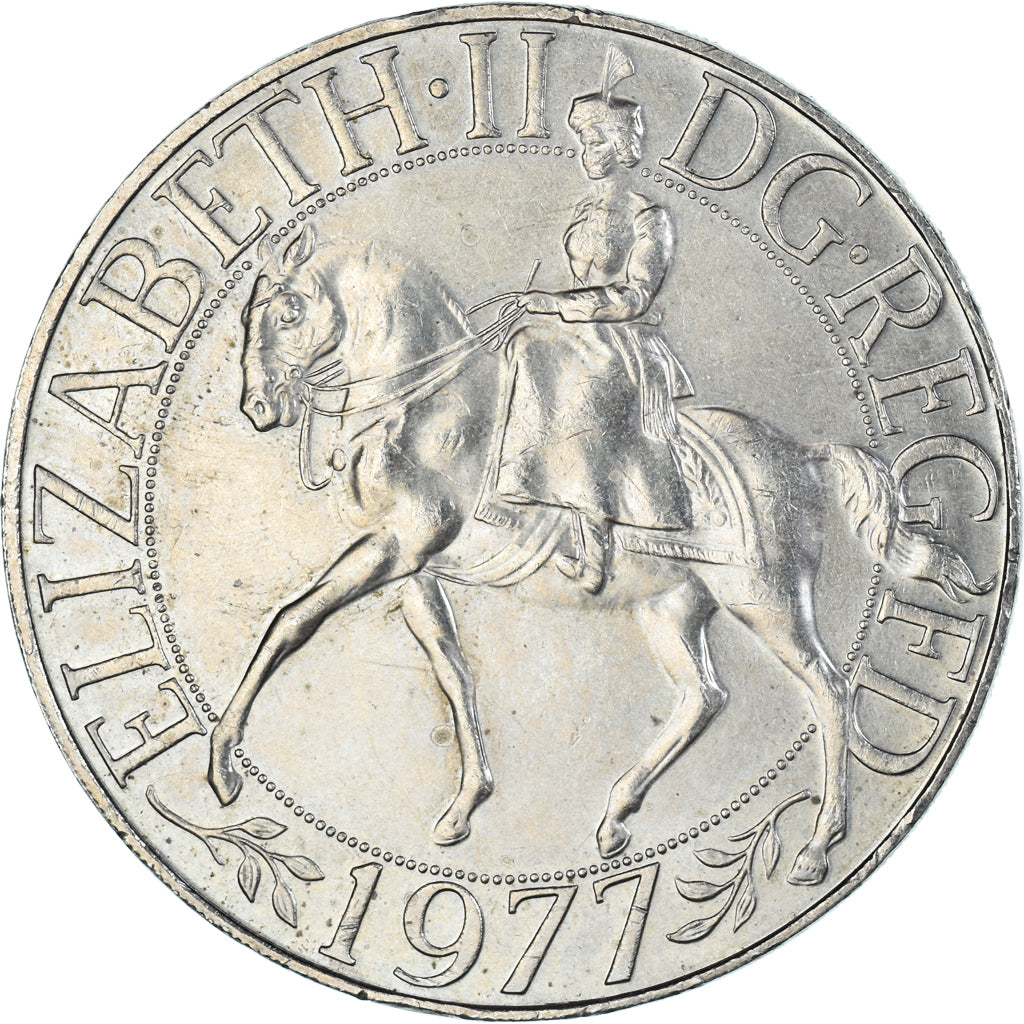 Coin, Great Britain, Crown, 1977
