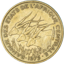 Monnaie, États de l'Afrique centrale, 25 Francs, 1975
