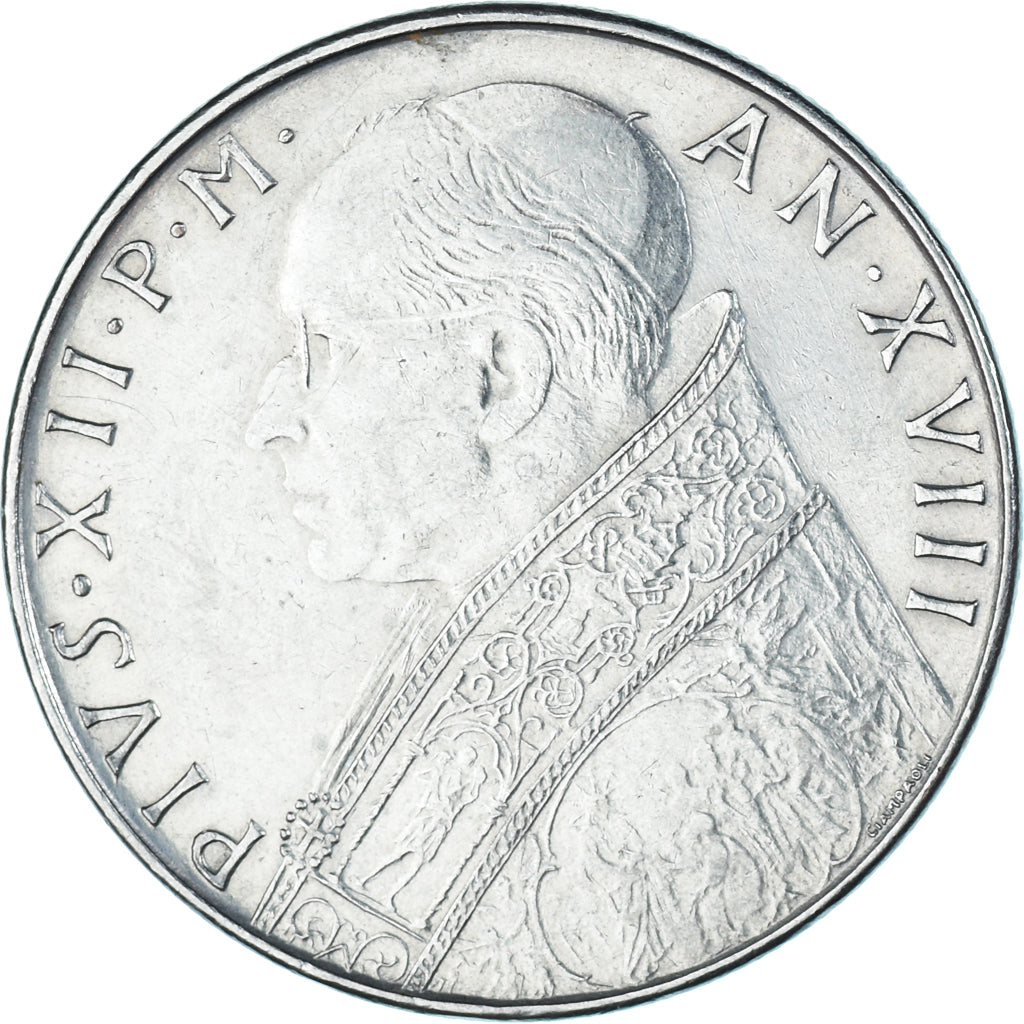 Monnaie, Vatican, 100 Lire, 1956