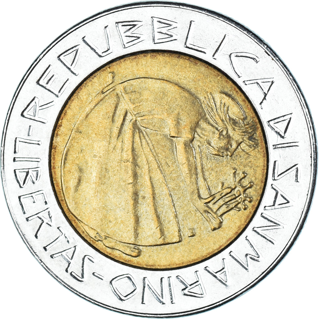 Moneda, San Marino, 500 Lire, 1985