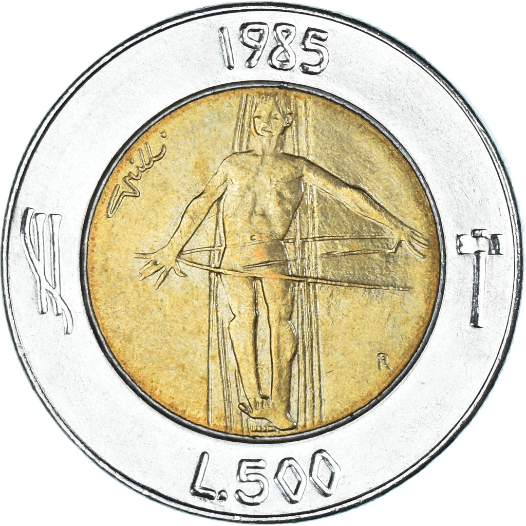 Moneda, San Marino, 500 Lire, 1985
