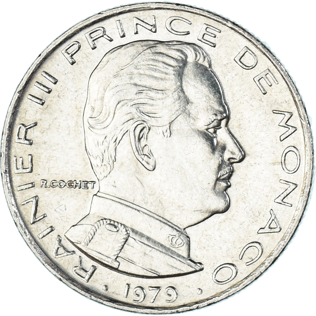 Monnaie, Monaco, 1/2 Franc, 1979