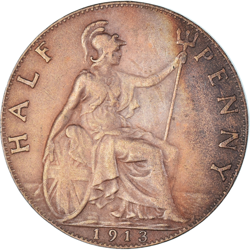Coin, Great Britain, 1/2 Penny, 1913