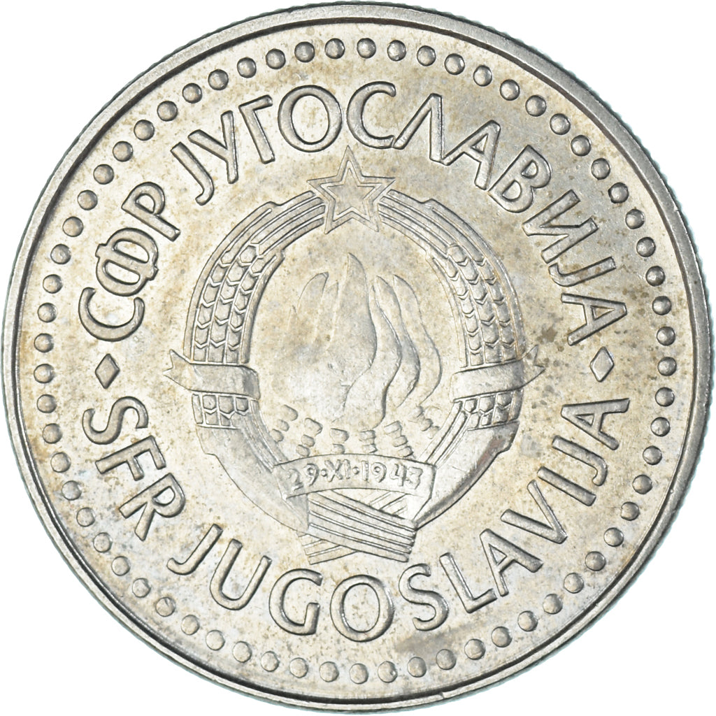 Monnaie, Yougoslavie, 100 Dinara, 1987