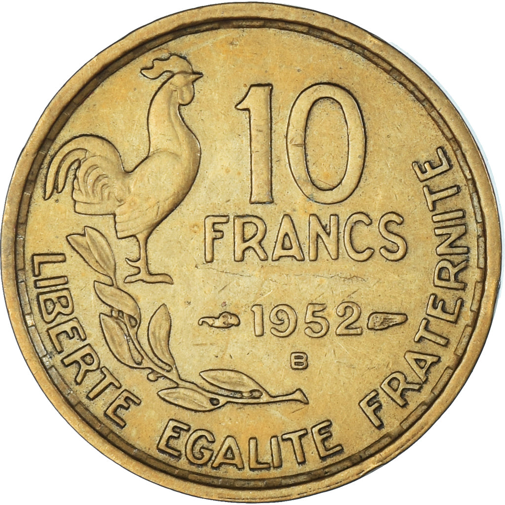 Moneda, Francia, 10 Francs, 1952