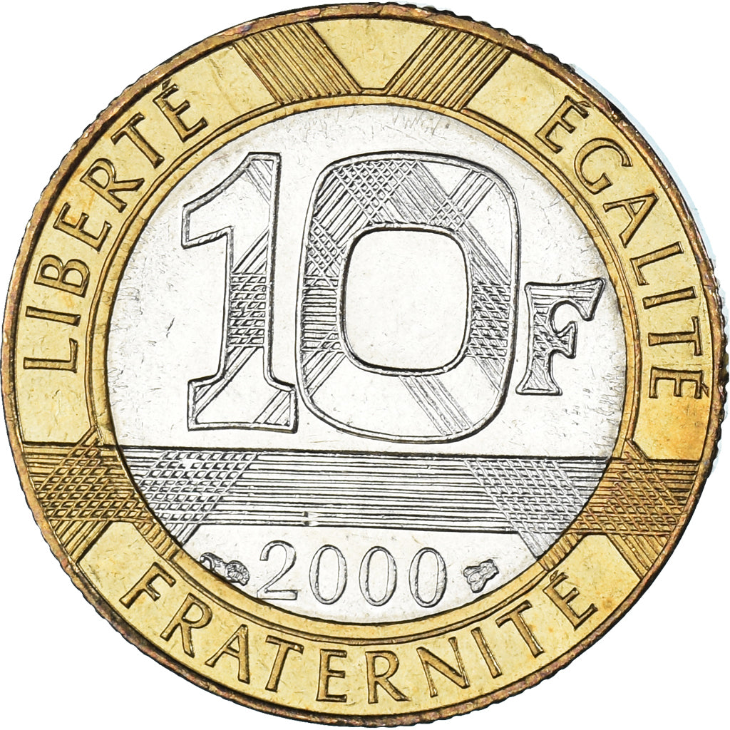 Moneda, Francia, 10 Francs, 2000