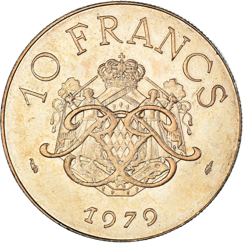 Monnaie, Monaco, 10 Francs, 1979