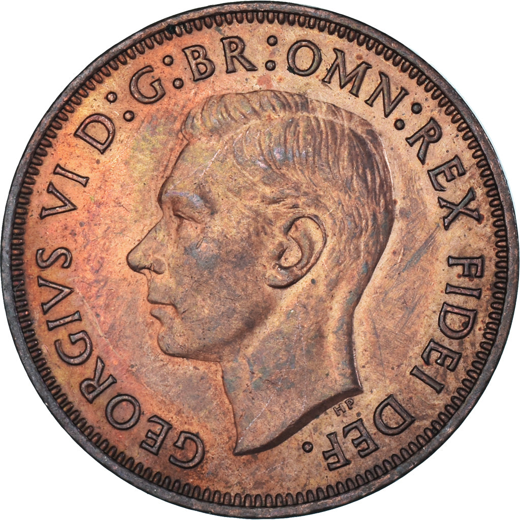 Moneta, Wielka Brytania, 1/2 Penny, 1951