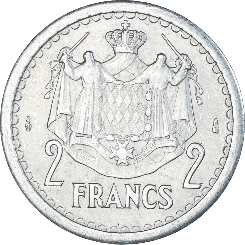 Coin, Monaco, 2 Francs, 1943