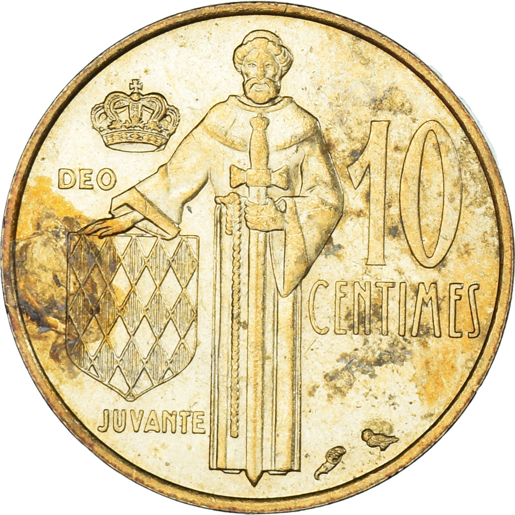 Moneta, Monaco, 10 Centimes, 1974