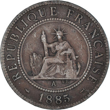 Münze, FRENCH INDO-CHINA, Cent, 1885