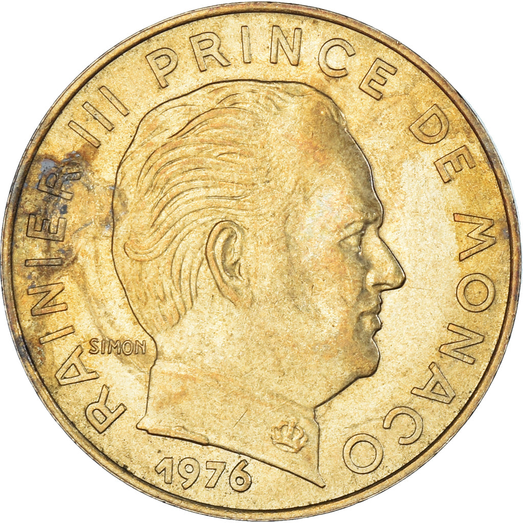 Moneta, Monaco, 20 Centimes, 1976