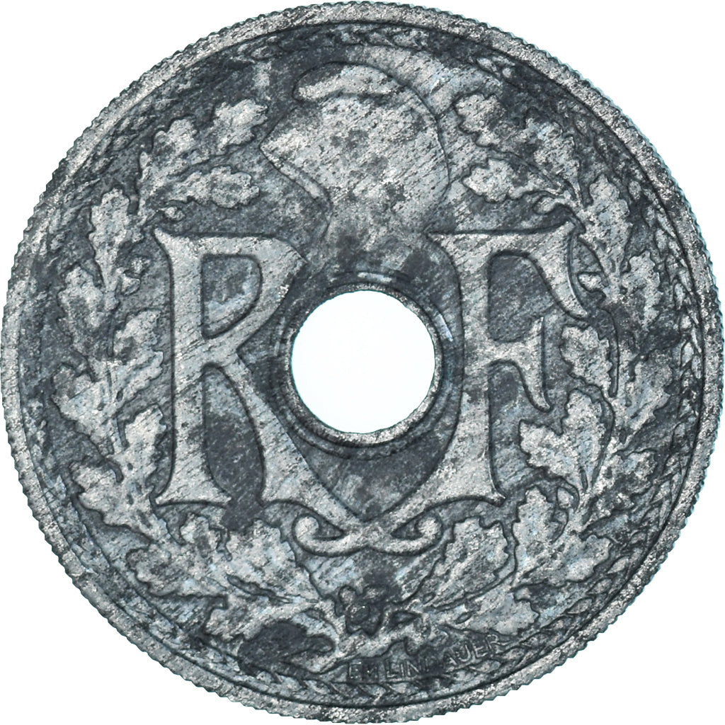 Coin, France, 20 Centimes, 1945