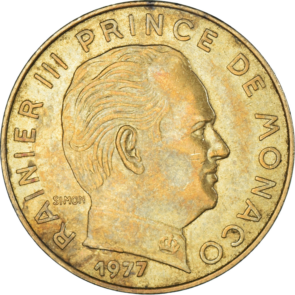 Münze, Monaco, 20 Centimes, 1977