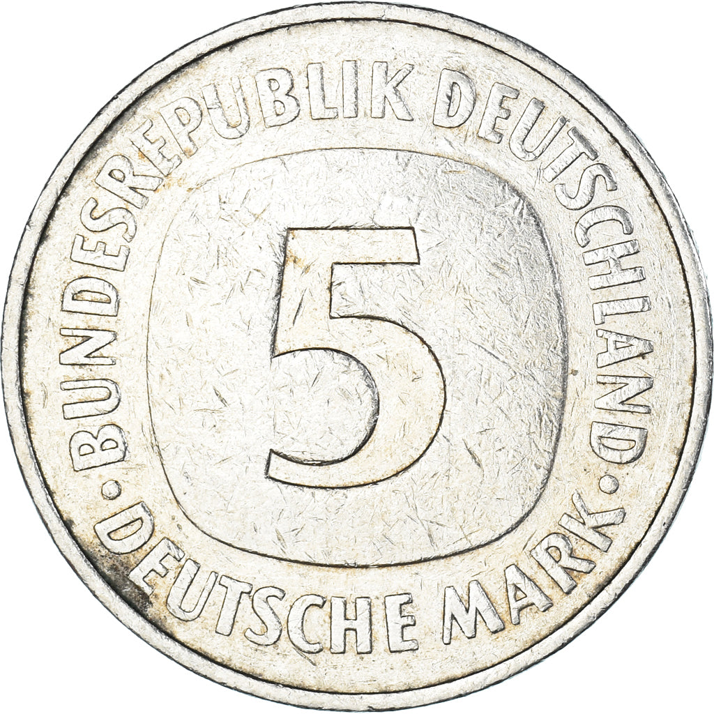 Moneta, Germania, 5 Mark, 1975