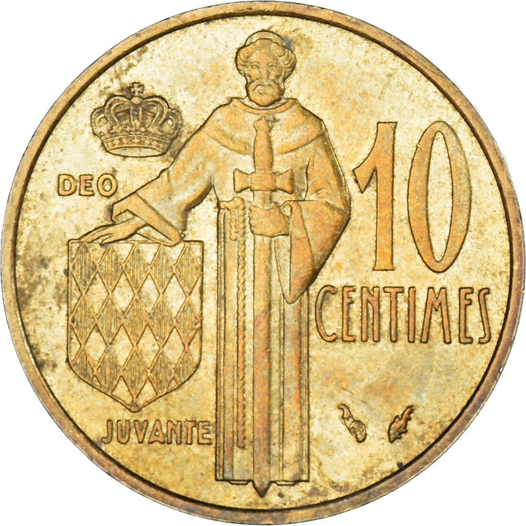 Monnaie, Monaco, 10 Centimes, 1975