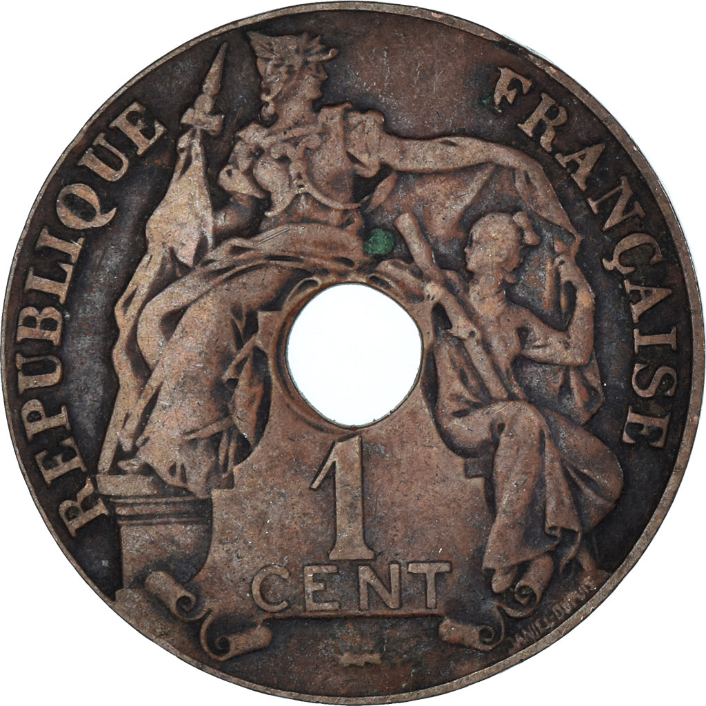 Coin, FRENCH INDO-CHINA, Cent, 1922