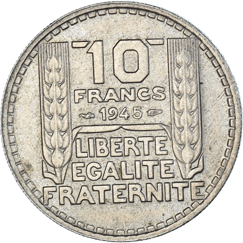 Moneda, Francia, 10 Francs, 1945