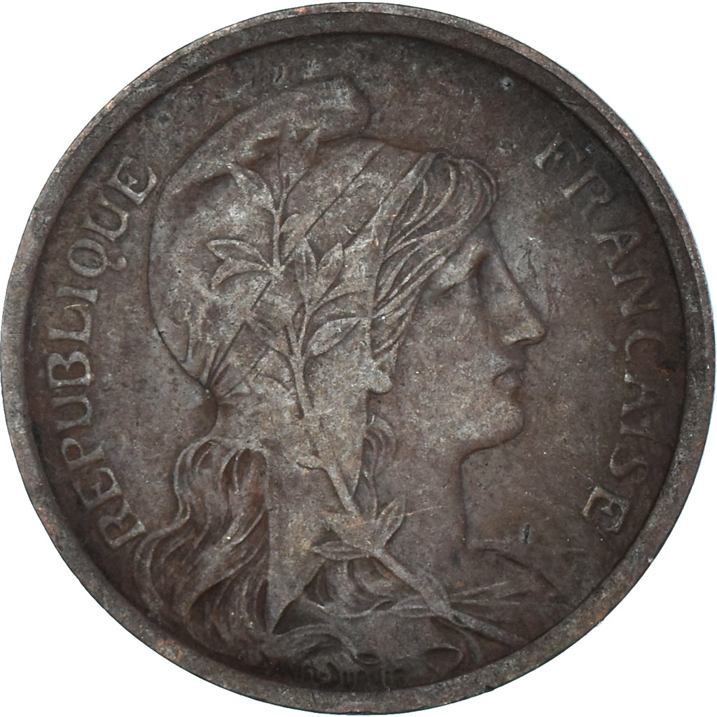 Moneta, Francja, 2 Centimes, 1913