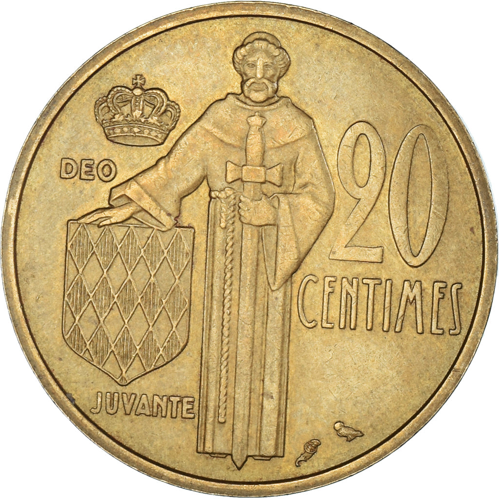 Monnaie, Monaco, 20 Centimes, 1962