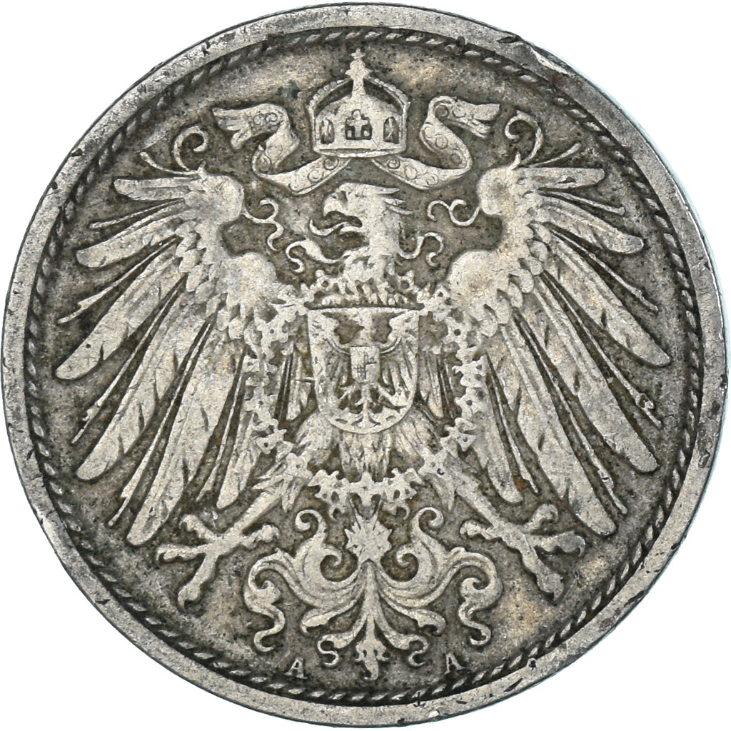 Moneta, Niemcy, 10 Pfennig, 1907