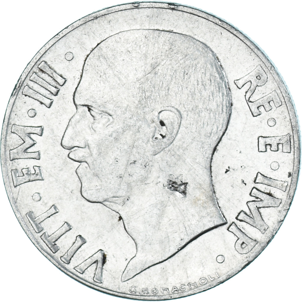 Moneda, Italia, 20 Centesimi, 1940
