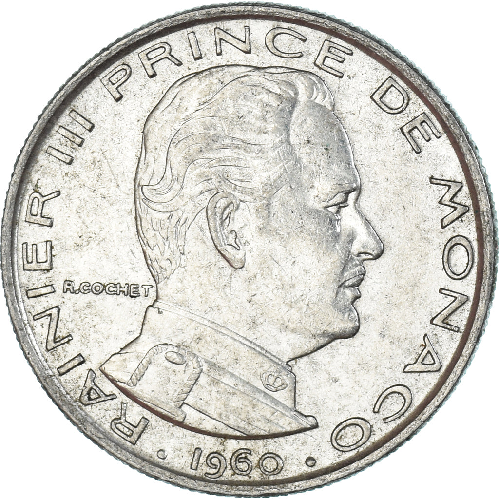 Monnaie, Monaco, Franc, 1960