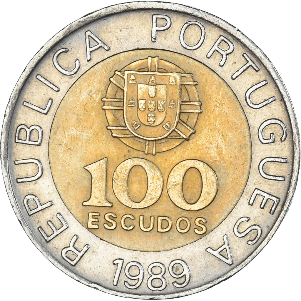 Moneda, Portugal, 100 Escudos, 1989