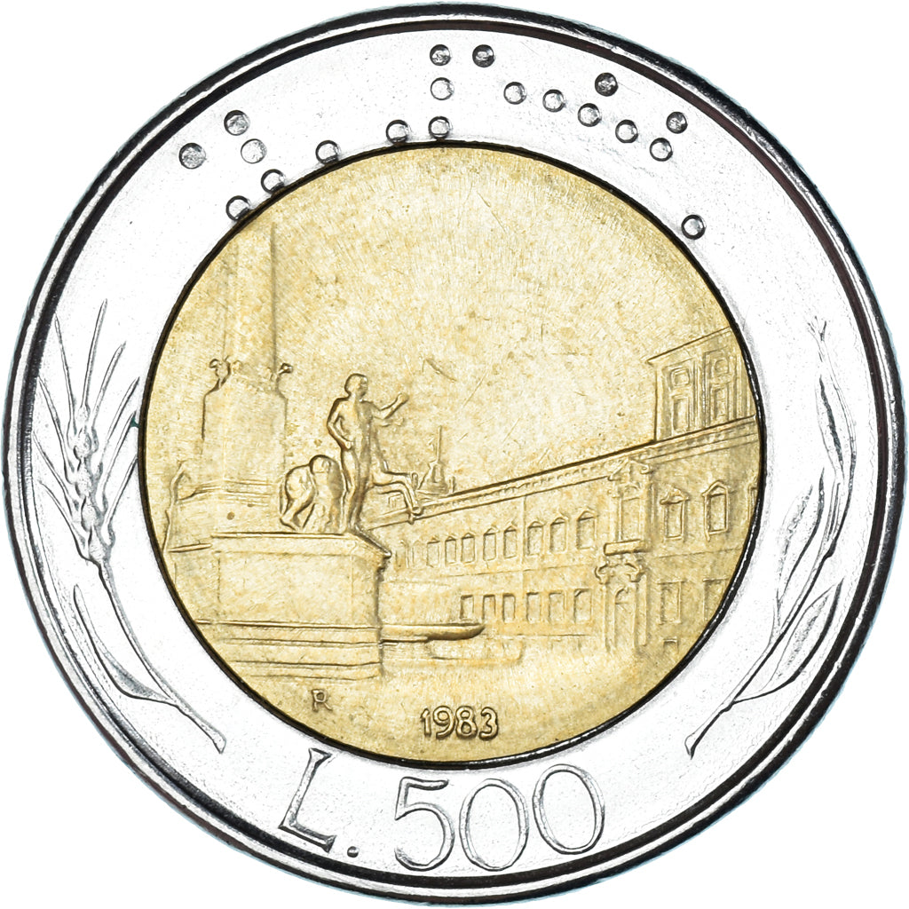 Coin, Italy, 500 Lire, 1983