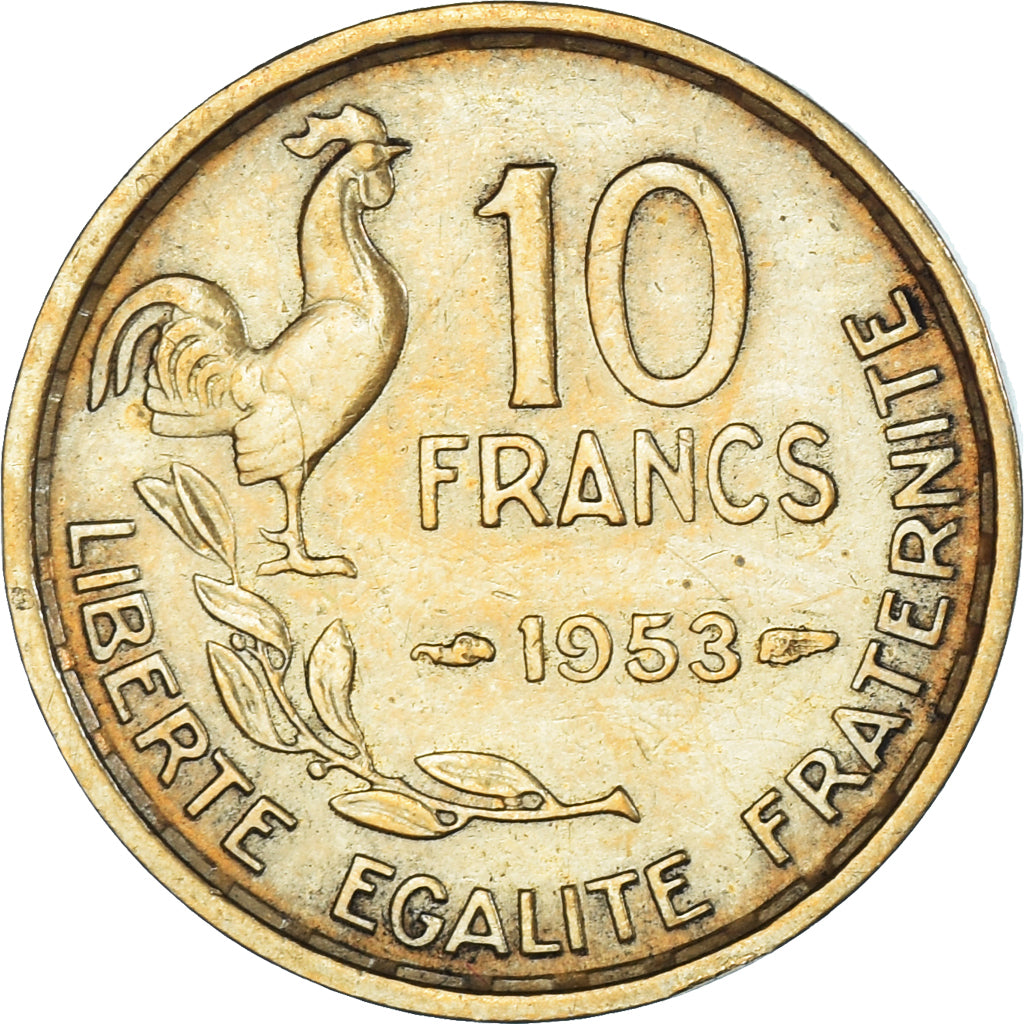 Moneda, Francia, 10 Francs, 1953