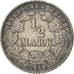 GERMANY - EMPIRE, 1/2 Mark, 1918, Berlin, KM #17, EF(40-45), Silver, 20, 2.78