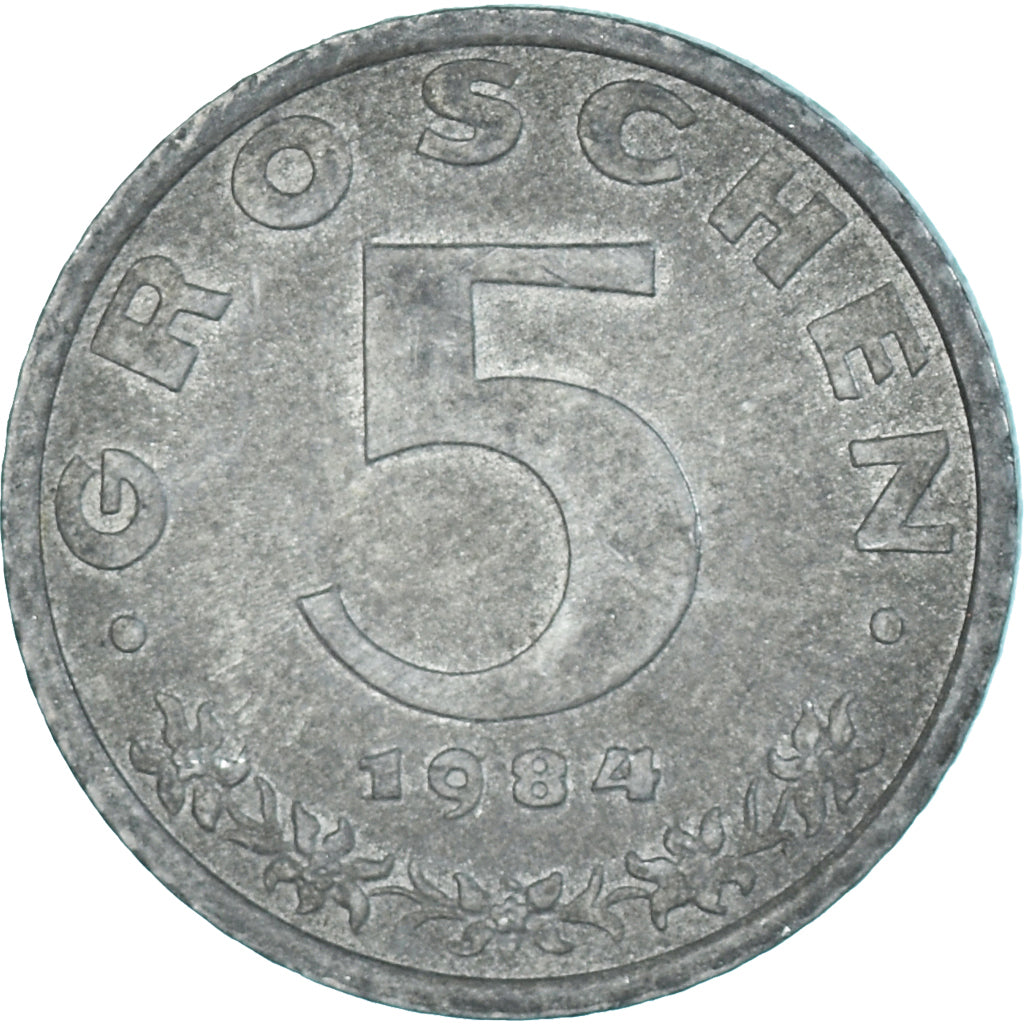 Coin, Austria, 5 Groschen, 1984