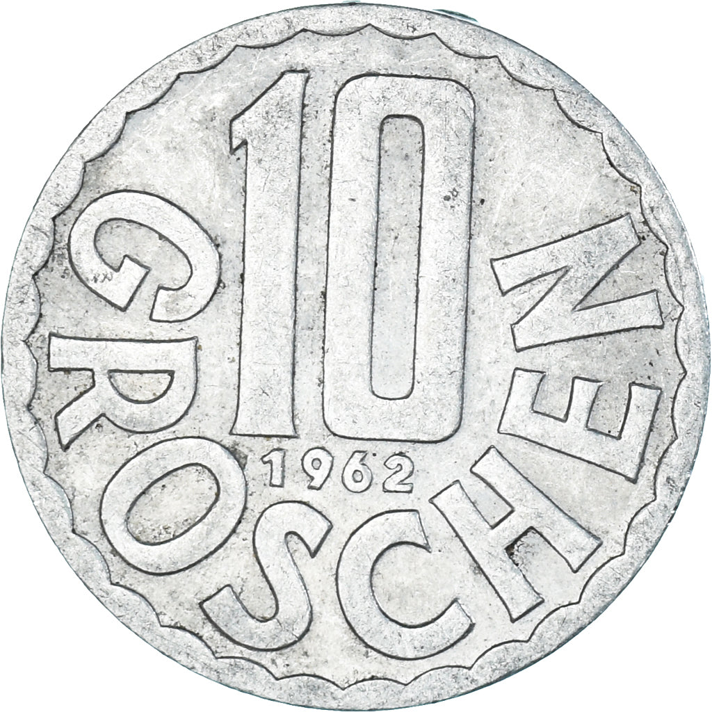 Münze, Österreich, 10 Groschen, 1962