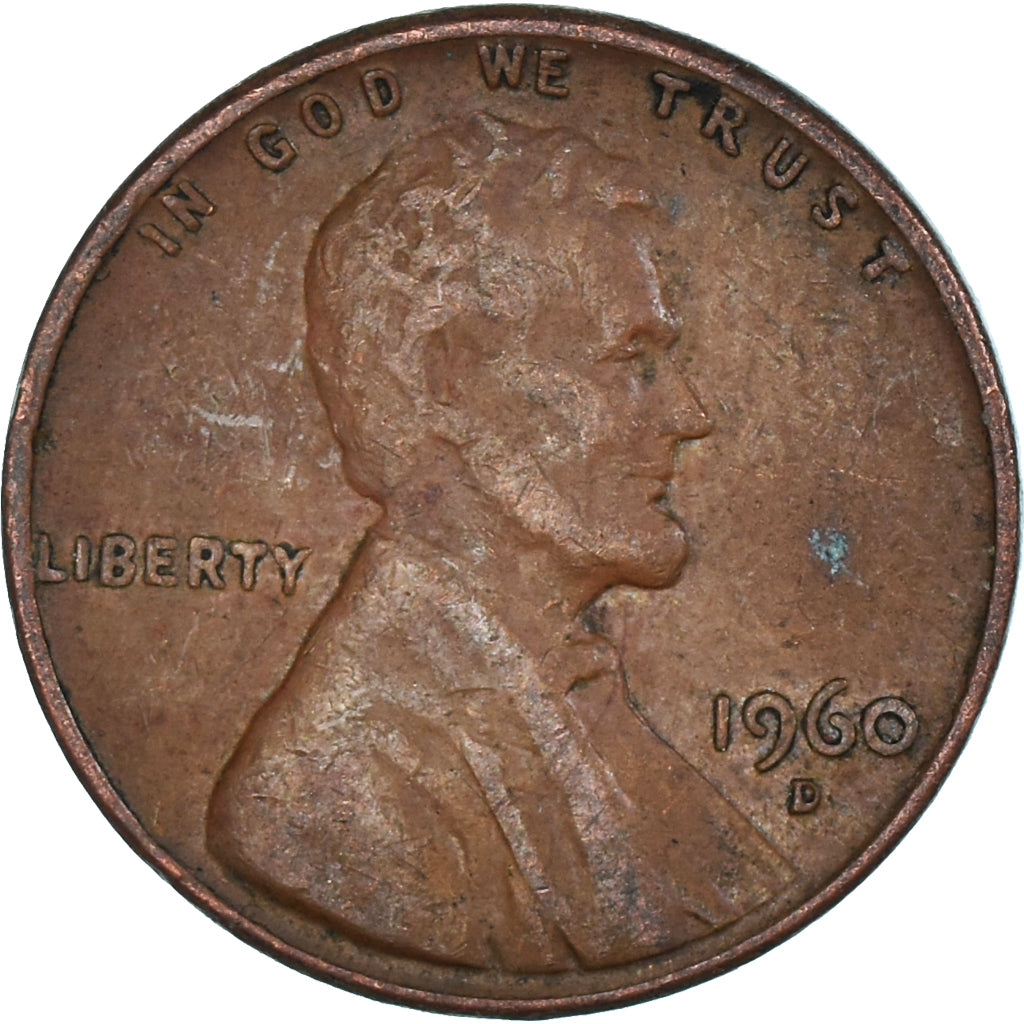 Moneta, Stati Uniti, Cent, 1960