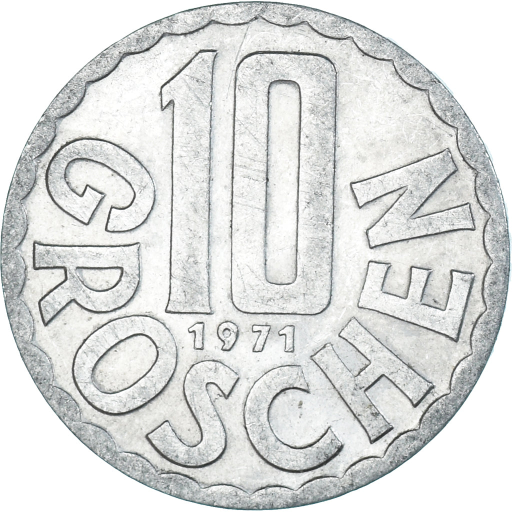 Münze, Österreich, 10 Groschen, 1971