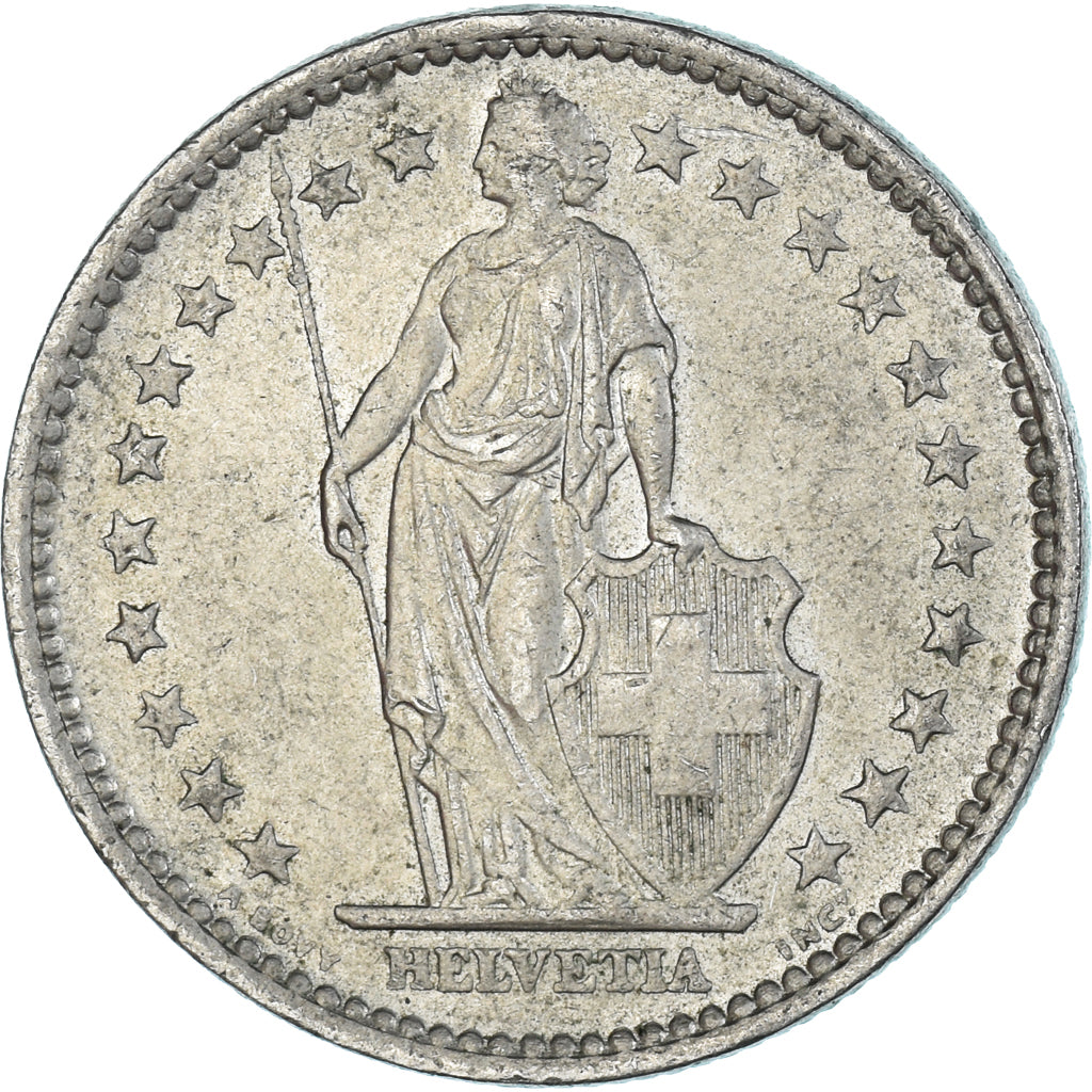 Monnaie, Suisse, 2 Francs, 1969