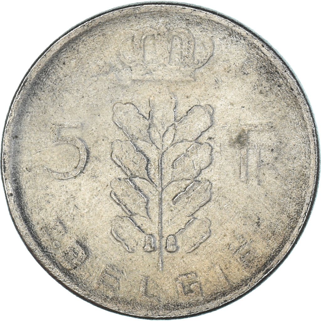 Münze, Belgien, 5 Francs, 5 Frank, 1964