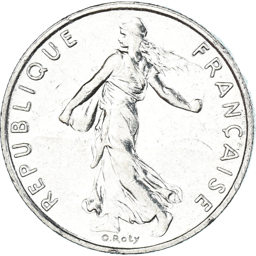 Münze, Frankreich, 1/2 Franc, 1997