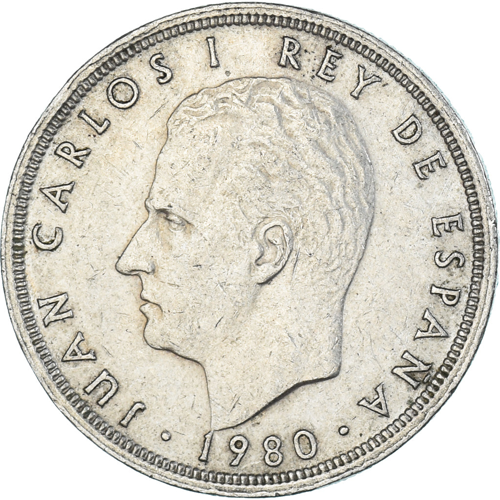 Moeda, Espanha, 5 Pesetas, 1980