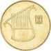 Coin, Israel, 1/2 New Sheqel, 1991