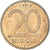 Münze, Belgien, 20 Francs, 20 Frank, 1998